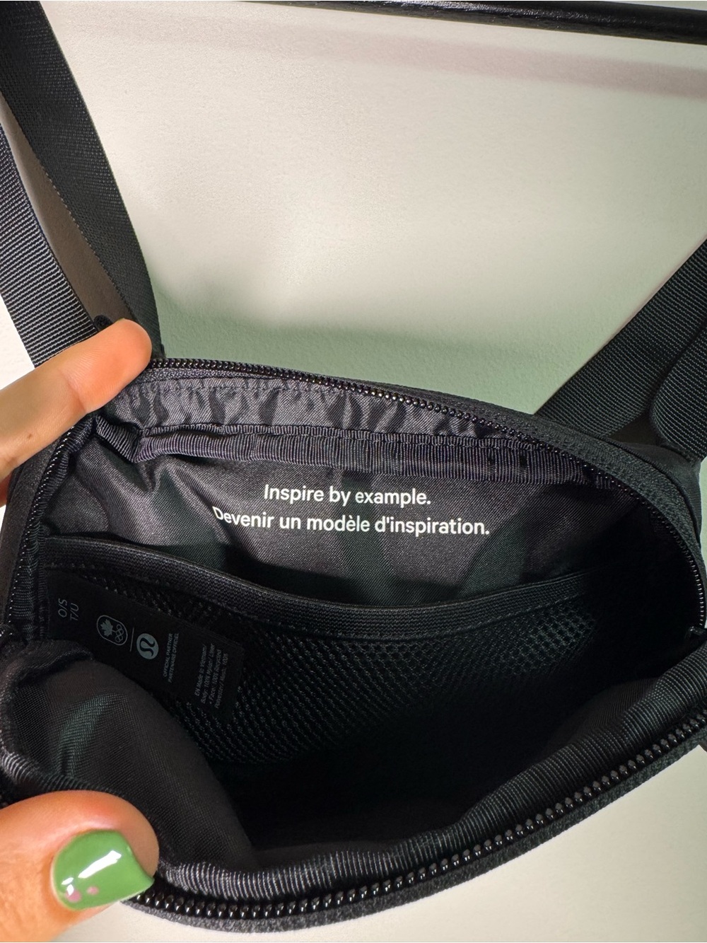 Black Crossbody Belt Bag - Picture 2 of 2